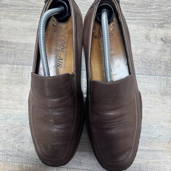 Mephisto Edlef Brown Leather Loafers Men's Size 10.5 - Picture 2 of 7